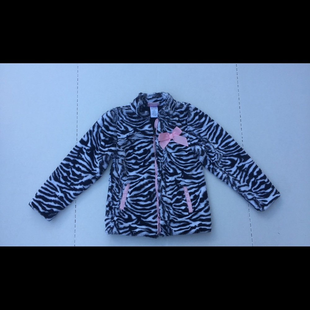 Girls faux fur jacket.